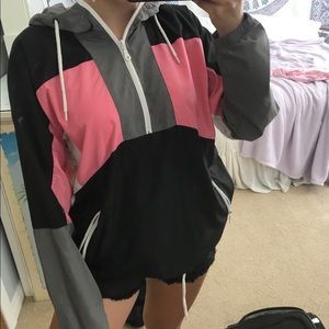 Urban Outfitters windbreaker.🖤